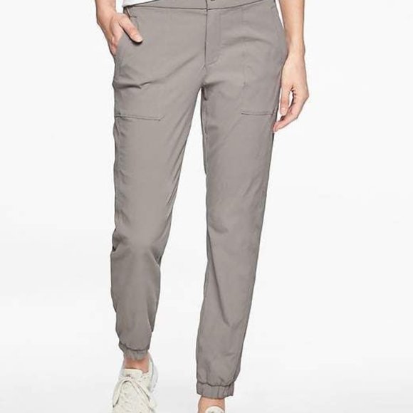 Athleta Trekkie Jogger Pants Size 2 Grey - Picture 2 of 9